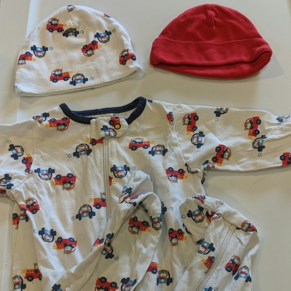 Footed Onsie with hats